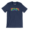 Tampa Florida Pride Men/Unisex T-Shirt-Navy-Allegiant Goods Co. Vintage Sports Apparel