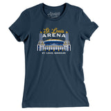 St. Louis Arena Women's T-Shirt-Allegiant Goods Co. Vintage Sports Apparel