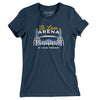 St. Louis Arena Women's T-Shirt-Navy-Allegiant Goods Co. Vintage Sports Apparel
