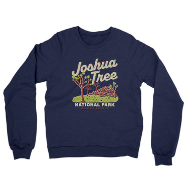 Joshua Tree National Park Midweight Crewneck Sweatshirt-Allegiant Goods Co. Vintage Sports Apparel