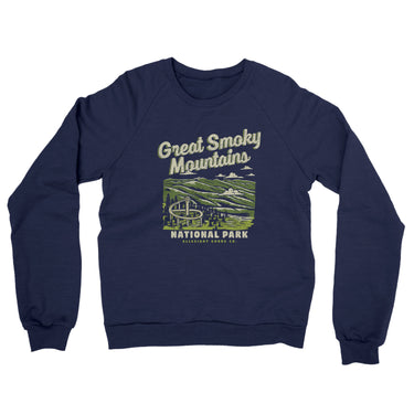 Great Smoky Mountains National Park Midweight Crewneck Sweatshirt-Allegiant Goods Co. Vintage Sports Apparel
