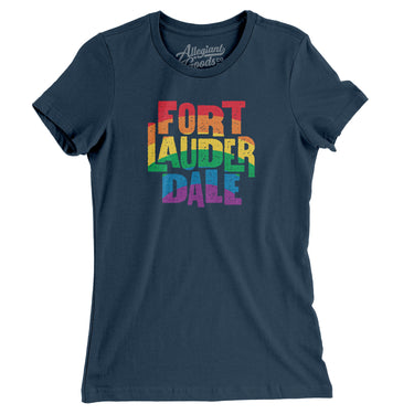 Fort Lauderdale Florida Pride Women's T-Shirt-Allegiant Goods Co. Vintage Sports Apparel
