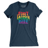 Fort Lauderdale Florida Pride Women's T-Shirt-Navy-Allegiant Goods Co. Vintage Sports Apparel