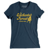 Enchanted Forest Amusement Park Women's T-Shirt-Navy-Allegiant Goods Co. Vintage Sports Apparel