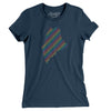 Maine Pride State Women's T-Shirt-Navy-Allegiant Goods Co. Vintage Sports Apparel