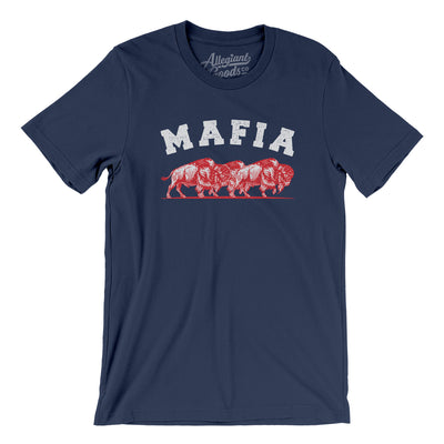 Buffalo Bills Mafia Men/Unisex T-Shirt-Navy-Allegiant Goods Co. Vintage Sports Apparel