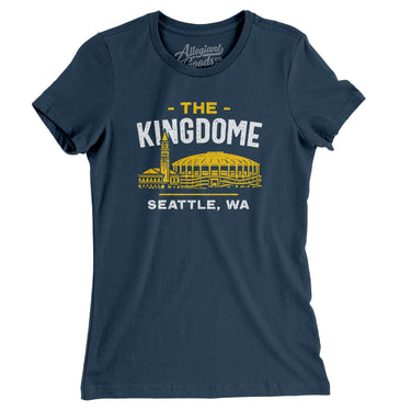 Seattle Kingdome Women's T-Shirt-Allegiant Goods Co. Vintage Sports Apparel
