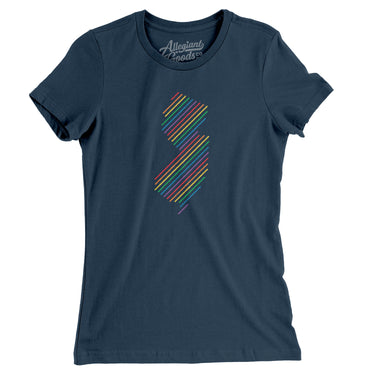 New Jersey Pride State Women's T-Shirt-Allegiant Goods Co. Vintage Sports Apparel