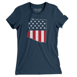 Arizona American Flag Women's T-Shirt-Allegiant Goods Co. Vintage Sports Apparel