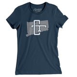 Connecticut Home State Women's T-Shirt-Allegiant Goods Co. Vintage Sports Apparel