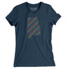 Alabama Pride State Women's T-Shirt-Navy-Allegiant Goods Co. Vintage Sports Apparel