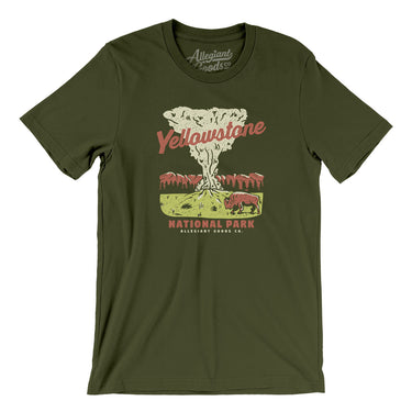 Yellowstone National Park Old Faithful Men/Unisex T-Shirt-Allegiant Goods Co. Vintage Sports Apparel