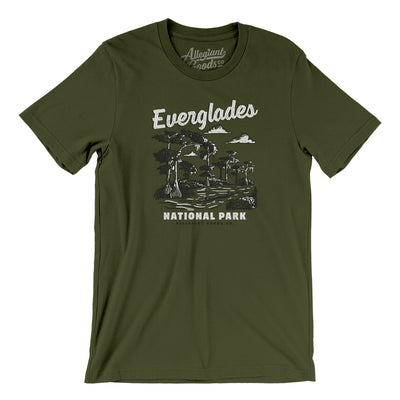 Everglades National Park Men/Unisex T-Shirt-Military Green-Allegiant Goods Co. Vintage Sports Apparel