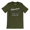Yellowstone National Park Men/Unisex T-Shirt-Military Green-Allegiant Goods Co. Vintage Sports Apparel