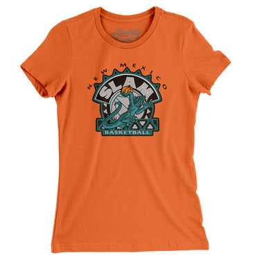 New Mexico Slam Basketball Women's T-Shirt-Allegiant Goods Co. Vintage Sports Apparel