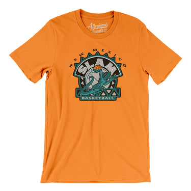 New Mexico Slam Basketball Men/Unisex T-Shirt-Allegiant Goods Co. Vintage Sports Apparel