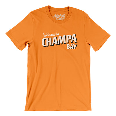 Champa Bay Men/Unisex T-Shirt-Orange-Allegiant Goods Co. Vintage Sports Apparel