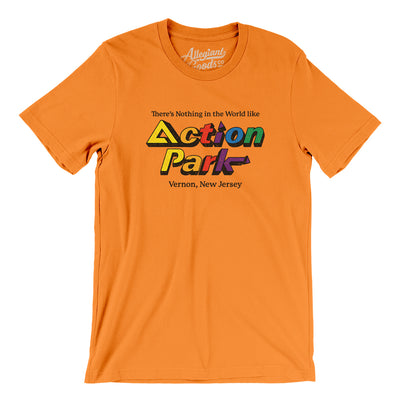 Action Park Amusement Park Men/Unisex T-Shirt-Orange-Allegiant Goods Co. Vintage Sports Apparel