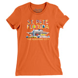St. Pete Florida Pier Women's T-Shirt-Allegiant Goods Co. Vintage Sports Apparel