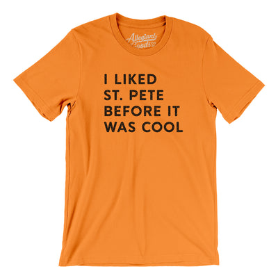 I Liked St. Petersburg Before It Was Cool Men/Unisex T-Shirt-Orange-Allegiant Goods Co. Vintage Sports Apparel