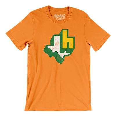 Houston Texans Football Men/Unisex T-Shirt-Orange-Allegiant Goods Co. Vintage Sports Apparel