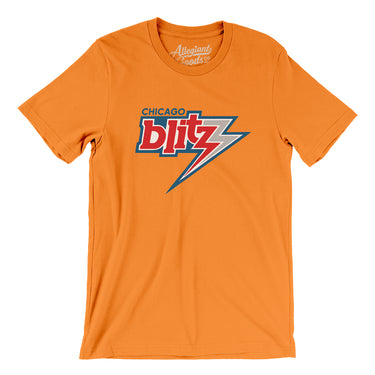 Chicago Blitz Football Men/Unisex T-Shirt-Allegiant Goods Co. Vintage Sports Apparel