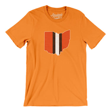 Ohio Helmet Stripes Men/Unisex T-Shirt-Allegiant Goods Co. Vintage Sports Apparel