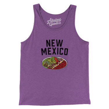 New Mexico Christmas Enchiladas Men/Unisex Tank Top-Allegiant Goods Co. Vintage Sports Apparel