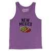 New Mexico Christmas Enchiladas Men/Unisex Tank Top-Purple TriBlend-Allegiant Goods Co. Vintage Sports Apparel