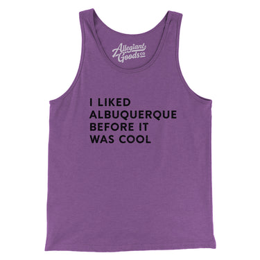 I Liked Albuquerque Before It Was Cool Men/Unisex Tank Top-Allegiant Goods Co. Vintage Sports Apparel
