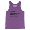I Liked Albuquerque Before It Was Cool Men/Unisex Tank Top-Purple TriBlend-Allegiant Goods Co. Vintage Sports Apparel