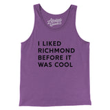 I Liked Richmond Before It Was Cool Men/Unisex Tank Top-Allegiant Goods Co. Vintage Sports Apparel