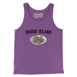 Rhode Island Clams Men/Unisex Tank Top-Allegiant Goods Co. Vintage Sports Apparel