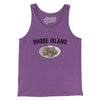 Rhode Island Clams Men/Unisex Tank Top-Purple TriBlend-Allegiant Goods Co. Vintage Sports Apparel