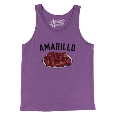Amarillo Steak Men/Unisex Tank Top-Allegiant Goods Co. Vintage Sports Apparel
