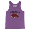 Amarillo Steak Men/Unisex Tank Top-Purple TriBlend-Allegiant Goods Co. Vintage Sports Apparel