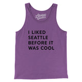I Liked Seattle Before It Was Cool Men/Unisex Tank Top-Allegiant Goods Co. Vintage Sports Apparel