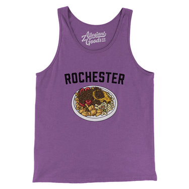 Rochester Garbage Plate Men/Unisex Tank Top-Allegiant Goods Co. Vintage Sports Apparel