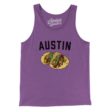 Austin Tacos Men/Unisex Tank Top-Allegiant Goods Co. Vintage Sports Apparel