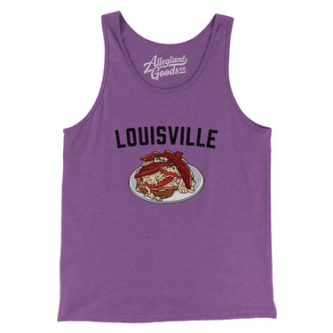 Louisville Hot Brown Men/Unisex Tank Top-Allegiant Goods Co. Vintage Sports Apparel