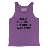 I Liked Austin Before It Was Cool Men/Unisex Tank Top-Allegiant Goods Co. Vintage Sports Apparel