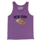 New York Bagel Men/Unisex Tank Top-Allegiant Goods Co. Vintage Sports Apparel