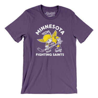 Minnesota Fighting Saints Hockey Men/Unisex T-Shirt-Allegiant Goods Co. Vintage Sports Apparel