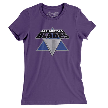 Los Angeles Blades Roller Hockey Women's T-Shirt-Allegiant Goods Co. Vintage Sports Apparel