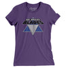 Los Angeles Blades Roller Hockey Women's T-Shirt-Purple-Allegiant Goods Co. Vintage Sports Apparel