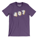 Orlando 407 Area Code Men/Unisex T-Shirt-Allegiant Goods Co. Vintage Sports Apparel