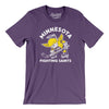 Minnesota Fighting Saints Hockey Men/Unisex T-Shirt-Team Purple-Allegiant Goods Co. Vintage Sports Apparel