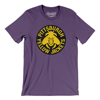 Pittsburgh Yellow Jackets Hockey Men/Unisex T-Shirt-Team Purple-Allegiant Goods Co. Vintage Sports Apparel