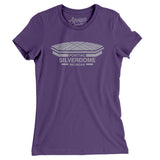 Detroit Silverdome Women's T-Shirt-Allegiant Goods Co. Vintage Sports Apparel