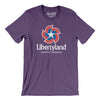 Libertyland Amusement Park Men/Unisex T-Shirt-Purple-Allegiant Goods Co. Vintage Sports Apparel